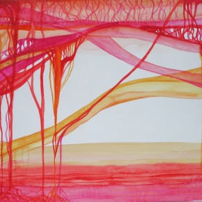 Ellen Hausner Painter Oxford Abstract Landscape 2 (watercolour on paper), 2000